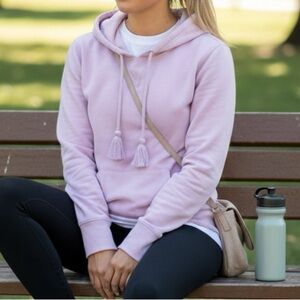 J. Crew Light Purple Hoodie Sweatshirt